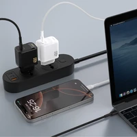 Dudao A28 45W GaN USB-C sienas lādētājs - melns