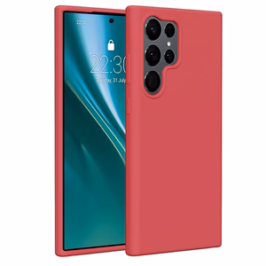 Etteri silikona apvalks Samsung Galaxy S23 Ultra sarkans