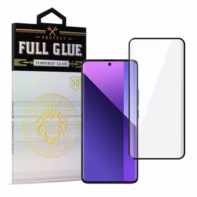 Rūdīts stikls HARD Full Glue 5D, paredzēts XIAOMI REDMI NOTE 13 PRO PLUS 5G, melns