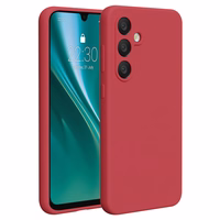 Etteri Silikona maciņš for Samsung Galaxy S24 FE raspberry