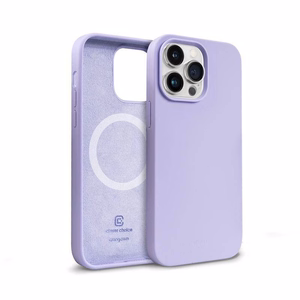 Crong Color Cover Magnetic vāciņš ierīcei iPhone 14 Pro, saderīgs ar MagSafe, violets
