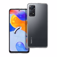 Caurspīdīgs viedtālruņa apvalks 2 mm XIAOMI Redmi Note 11 Pro 5G (kameras aizsardzība) caurspīdīgs