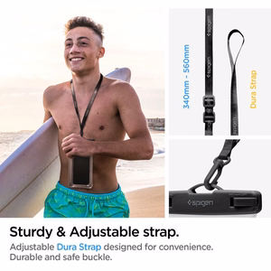 Viedtālruņa apvalks Spigen Aqua Shield A610 - IPX8 ūdensizturīgs - plūdošs caurspīdīgs