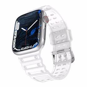 Siksniņa Triple Protection Apple Watch 38 / 40 / 41 mm aproce – caurspīdīga