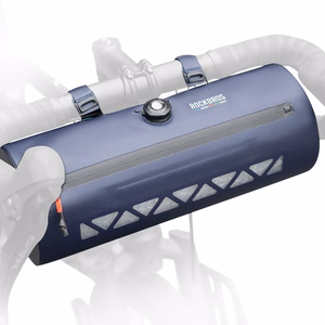 Rockbros AS-144 ROAD TO SKY ūdensizturīga 4 l velosipēda stūres soma – zila