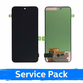 LCD displejs saderīgs ar Samsung A356 A35 5G melns (Service Pack) (NF versija)