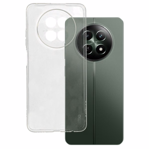 Īpaši plāns 1mm viedtālruņa apvalks Realme 12 5G caurspīdīgs