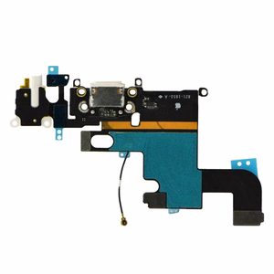 iPhone 6 4,7" Lightning savienotājs un austiņu ligzda - kosmosa balts