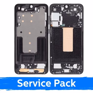 Средняя рамка корпуса для Samsung S916 S23 Plus / Phantom Black / (Service Pack)