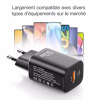 Lādētājs Essager "Journey" Melns 30W (PD / QC3.0)