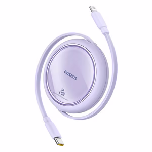 USB Cable Baseus Free2Pull USB-C to iP 20W 1m (purple)