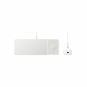 Bezvadu lādētājs Samsung Trio EP-P6300TWEGEU balts 25W (ar lādētāju un kabeli) / 100% oriģināls /