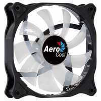 Aerocool COSMO12FRGB PC Fan 12cm LED RGB Molex Connector Silent melns