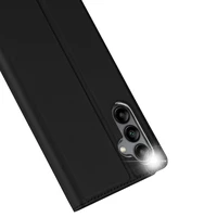 Dux Ducis Skin Pro apvalks Samsung Galaxy A34 5G pārklājums ar atveramu maku karti statīvu melns