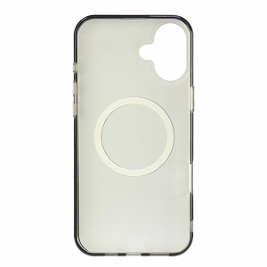 Audi IML Izšuvuma raksts Magnētiskais iPhone 16 Plus 6.7" melns/melns cietais apvalks AU-IMLMIP16M-Q5/D3-BK
