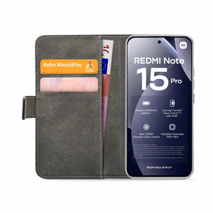 Mobilize Classic Gelly Wallet Book Maciņš Xiaomi Redmi Note 15 Pro melns