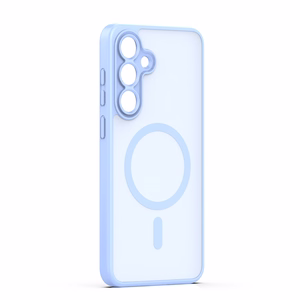 Mag Matt maciņš Samsung Galaxy A16 4G / A16 5G / A17 4G / A17 5G gaiši zils liels caurums