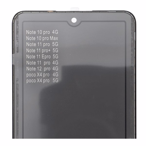 FixCell LCD displejs priekš Redmi Note 10 Pro 4G / 11 Pro / 12 Pro 4G INCELL bez rāmja