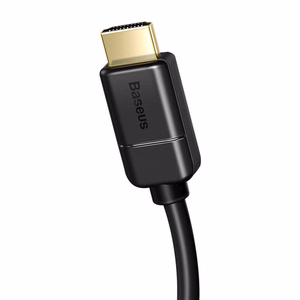 Baseus 2x HDMI 2.0 kabelis 4K 60Hz, 5 m, melns