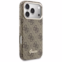 Guess 4G Script MagSafe futrālis iPhone 17 Pro - Brūns