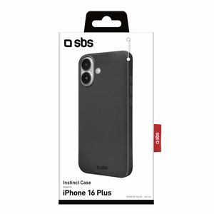 SBS Instinct maciņš priekš iPhone 16 Plus - melns