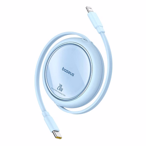 USB kabelis Baseus Free2Pull USB-C uz iP 20W 1m (zils)