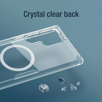 Nillkin Nature Pro bruņots viedtālruņa apvalks ar magnētisko gredzenu Samsung Galaxy S24 Ultra - balts