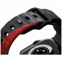 UNIQ Stride De Rubber siksniņa Apple Watch 49/46/45/44mm charcoal