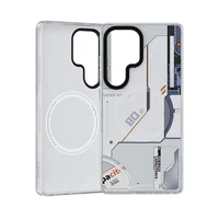 Benks Dynamic magnētiskais Mecha viedtālruņa apvalks (D045) Samsung Galaxy S25 Ultra, balts