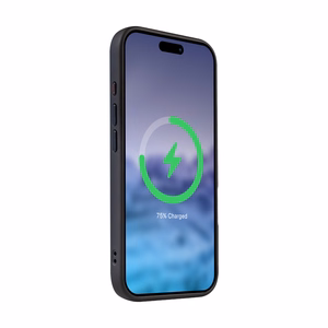 Crong Hybrid Frost MAG MagSafe vāciņš ierīcei iPhone 16, melns