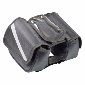 Dunlop velosipēda rāmja soma, melna