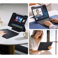 DUX DUCIS planšetdatora apvalks DK salokāms ar bezvadu tastatūru skirtas iPad Pro 13 (2024) - melns (m)