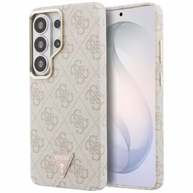 Guess maciņš 4G Triangle Logo MagSafe for Samsung Galaxy S26 Ultra rozā