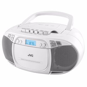 JVC RC-E451W pārnēsājams CD atskaņotājs, balts