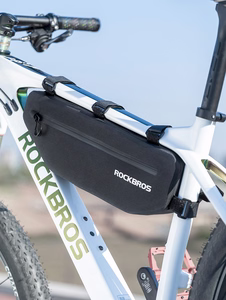 Rockbros AS-043 Velcro velosipēda soma, 3l - melna