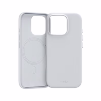 Benks magnētiskais Vita Pro silikona viedtālruņa apvalks Iphone 16 Pro, pelēks