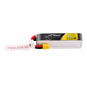 Tattu 3s 550 mAh 95C 11,4 V HV Lipo akumulators ar XT30 spraudni un garo savienotāju