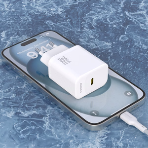 Dudao A27PCEU PD 30W GaN USB-C Wall Lādētājs with USB-C Kabelis - Balts