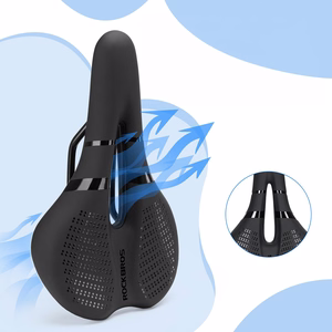 Rockbros 8182 ērts anatomisks pilsētas velosipēda sēdeklis – melns