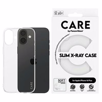 CARE by PanzerGlass X-Ray Soft Basic viedtālruņa apvalks iPhone 16 Plus 6.7" caurspīdīgs 1443