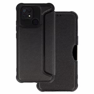 Razor Carbon Grāmatas apvalks Xiaomi Redmi 12C/11A melns