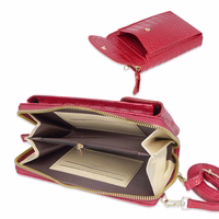 Adīts maciņš telefonam GCW12 sarkans