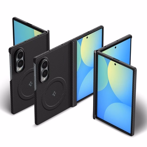 Spigen AirSkin Aramid MagFit MagSafe maciņš, paredzēts Samsung Galaxy Z Fold 8, melns