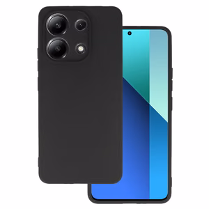 Aizmugures apvalks MATĒTS XIAOMI REDMI NOTE 13 4G melns