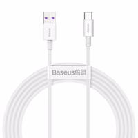 Baseus kabelis Superior USB - USB-C 2,0 m balts 66W