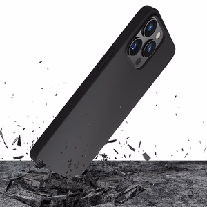 iPhone 13 Pro Max sērija 3mk Silicone Case - melns