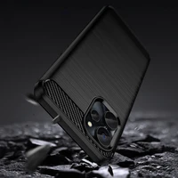Carbon Case viedtālruņa apvalks Realme 10 5G / Realme 9i 5G elastīgs silikona oglekļa pārklājums melns