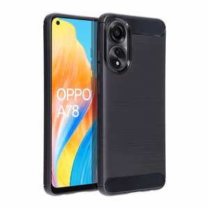 CARBON viedtālruņa apvalks OPPO A78 5G melns