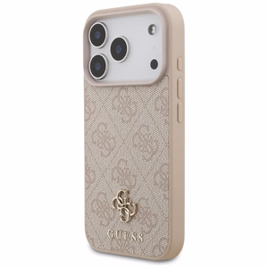 Guess 4G Small Classic Logo MagSafe vāciņš iPhone 18 Pro / 17 Pro – rozā