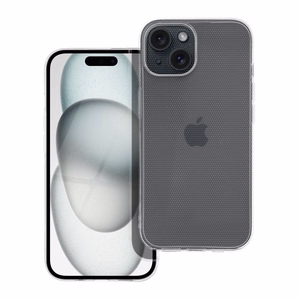 Caurspīdīgs viedtālruņa apvalks 2 mm IPHONE 15 (kameras aizsardzība) caurspīdīgs